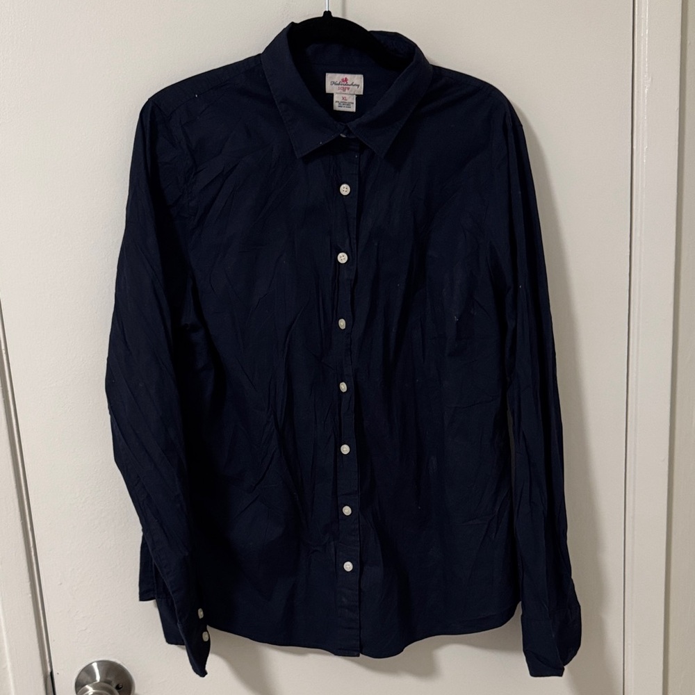 J. Crew Navy Button Down Shirt